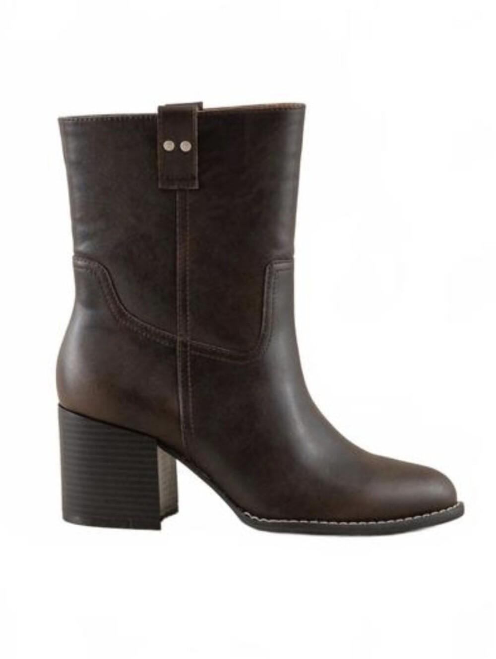 OASIS SOCIETY The Jennie Distressed Vegan Leather Bucket Bootie Womens Size 7.5